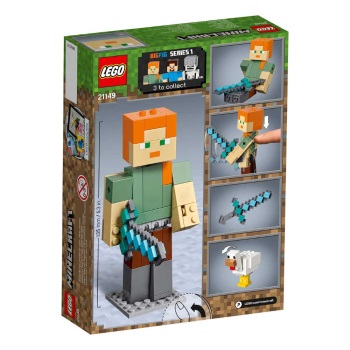 Lego set Minecraft Alex big fig with chicken LE21149